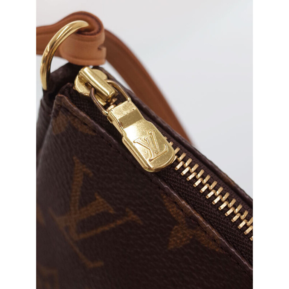 Louis Vuitton Monogram Leather Brown Pochette Accessoires Bag Shoulder Strap - Picture 5 of 9
